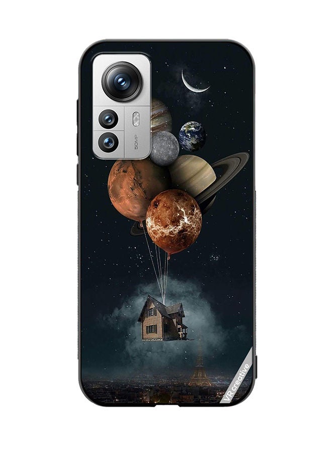 VR CREATIVE Protective Case Cover For Xiaomi 12X Galaxy Design Multicolour - Image 1