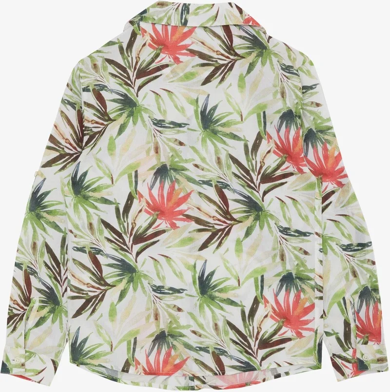 جاك ليونز Boy's Shirt Floral Patterned Buttoned Age 5-9, Mixed Color