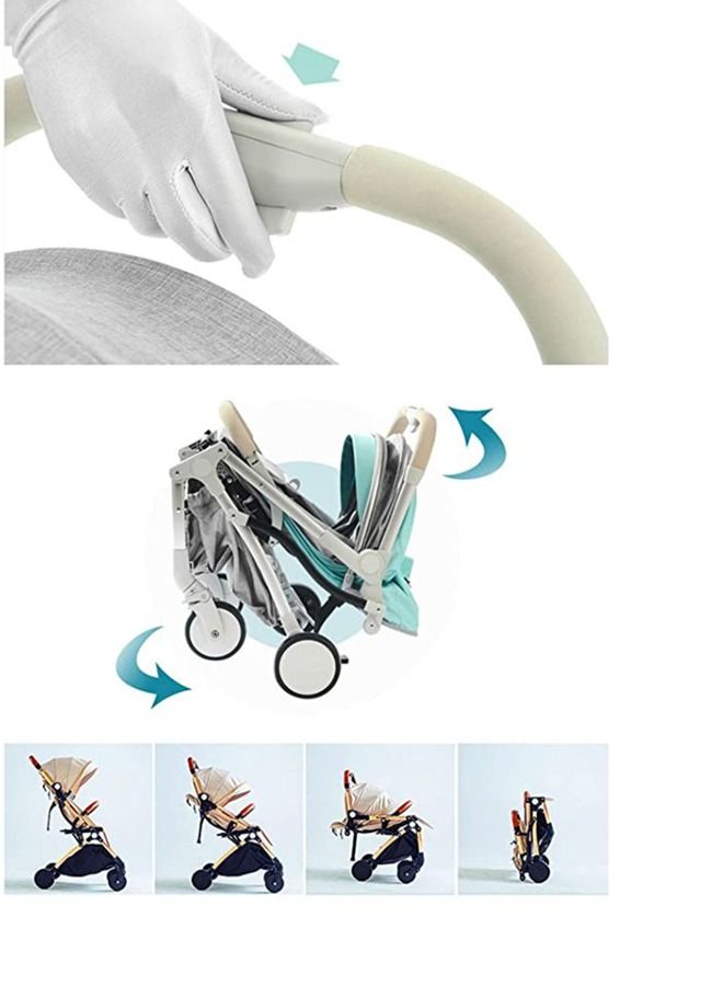 جي تي-ويل عربة أطفال محمولة للسفر، مناسبة للأطفال من عمر 6 أشهر إلى 3 سنوات - Image 4