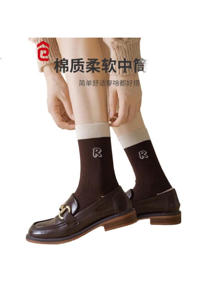 Threegun Impression Series Women'S Socks 100% Cotton Anti-Odor Cotton Socks For Women - Image 1