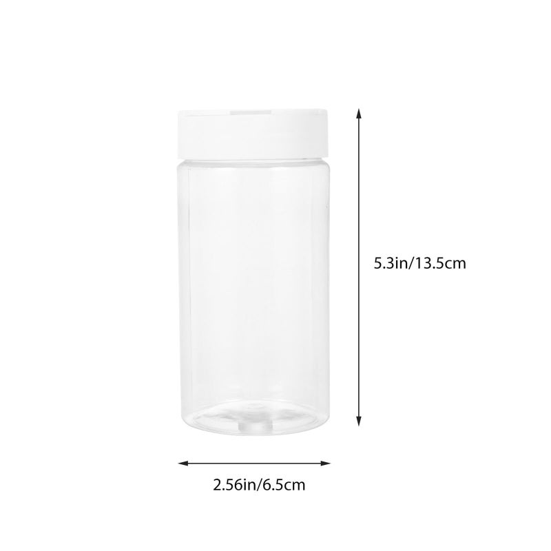 DECHOUS Aquarium Fish Feeding Bottles White Multi-Hole Containers for Ornamental and Tropical Fish - Image 3