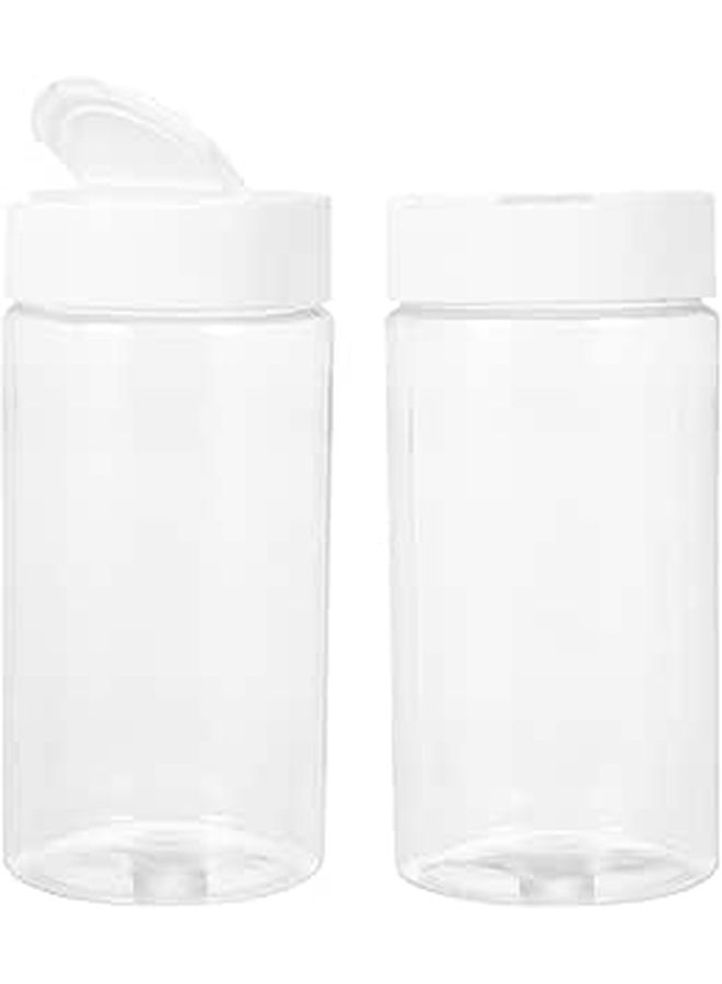 DECHOUS Aquarium Fish Feeding Bottles White Multi-Hole Containers for Ornamental and Tropical Fish - Image 1