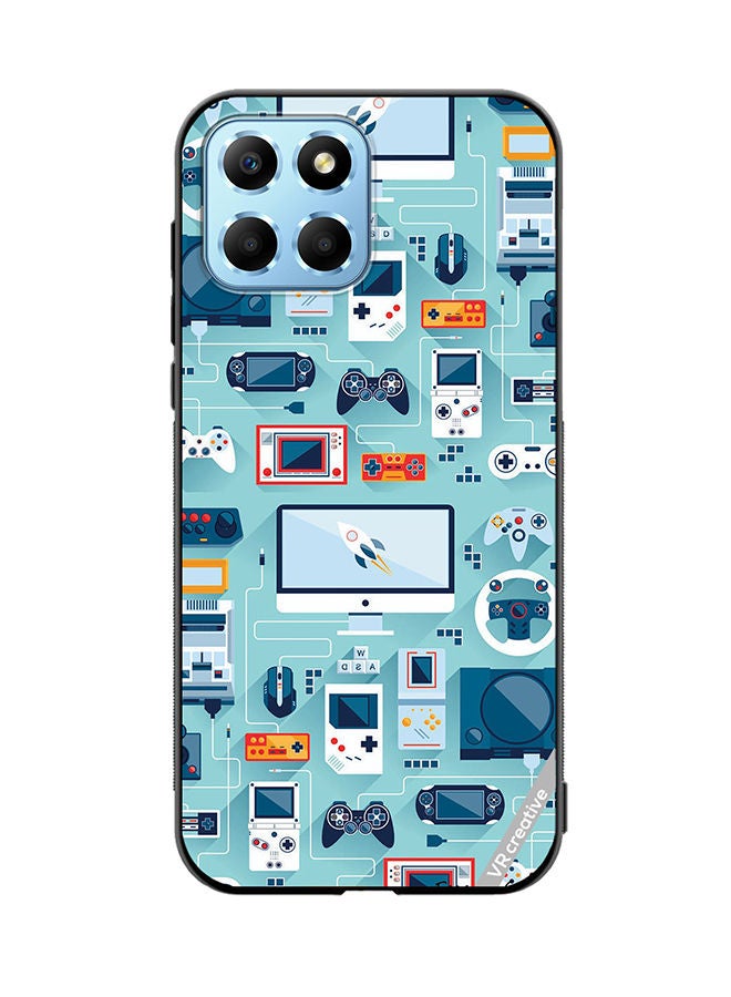 VR CREATIVE Protective Case Cover For Honor X8 5G Ps 5 Remote Controls Design Multicolour - Image 1