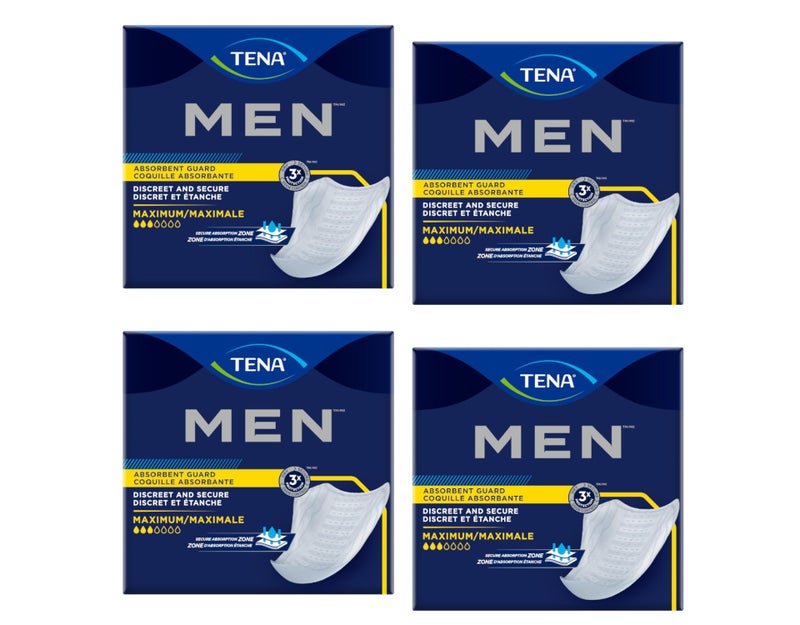 Tena for Men Level 3 Guard for Men Super Absorbency Incontinence Protector 20 ct EA Pack of 4 80 ct Total - Image 3