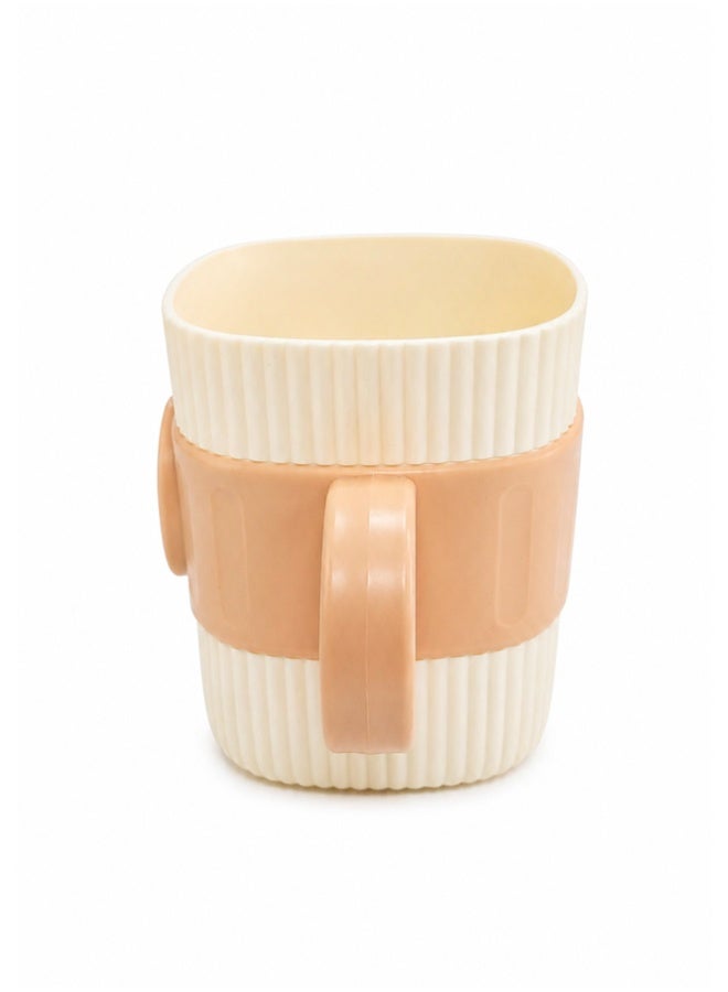 Premium Fluted Eco-Friendly Tea & Coffee Cup with Heat-Resistant Grip – 350ml - Image 3
