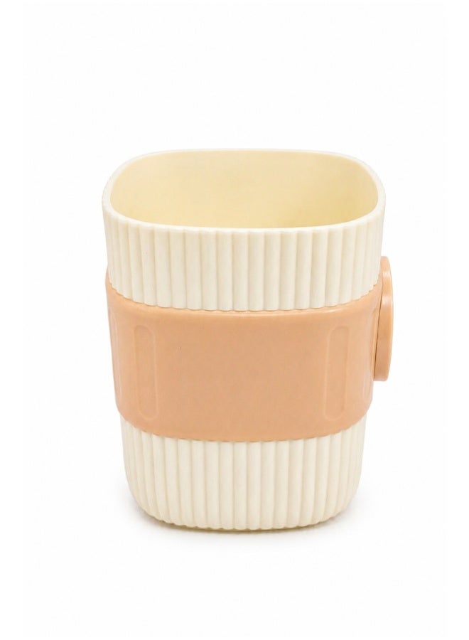 Premium Fluted Eco-Friendly Tea & Coffee Cup with Heat-Resistant Grip – 350ml - Image 2