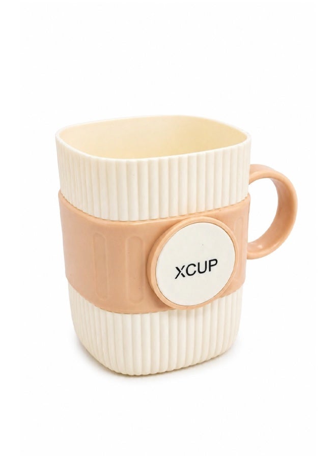 Premium Fluted Eco-Friendly Tea & Coffee Cup with Heat-Resistant Grip – 350ml - Image 4
