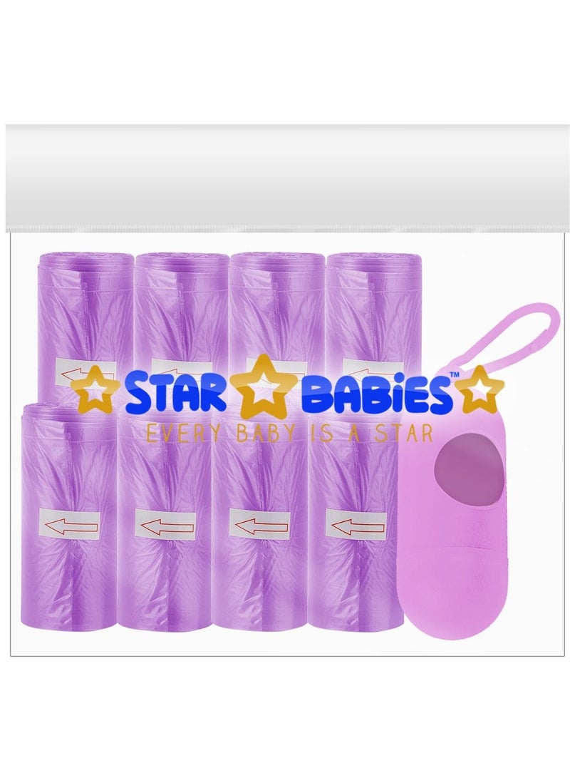 Star Babies Scented Bag Pack of 8 with Dispenser - Lavender - Image 2