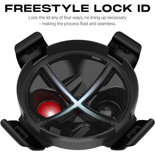 Hydra Cup DualShaker Pro 32 oz Shaker Bottle for Protein Shakes, Shaker Cup w/Handle & Ball Blender Whisks, Dual Mixing Shaker Bottle with Storage, 2 in 1, for Travel To Go, BPA Free (Black) - Image 3