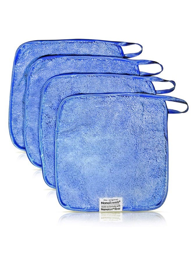 Life Miracle Nano Towels - Amazing Eco Fabric That Cleans Virtually Any Surface with Only Water. No More Paper Towels Or Toxic Chemicals. 4-Pack (8x8, Nano Blue) - Image 5