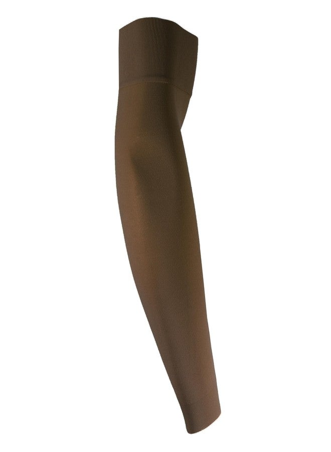 NuVein 20-30 mmHg Compression Lymphedema Arm Sleeve, Medical Support for Post Surgical Swelling Recovery, Brown, Medium - Image 2