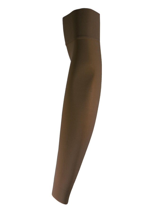 NuVein 20-30 mmHg Compression Lymphedema Arm Sleeve, Medical Support for Post Surgical Swelling Recovery, Brown, Medium - Image 3