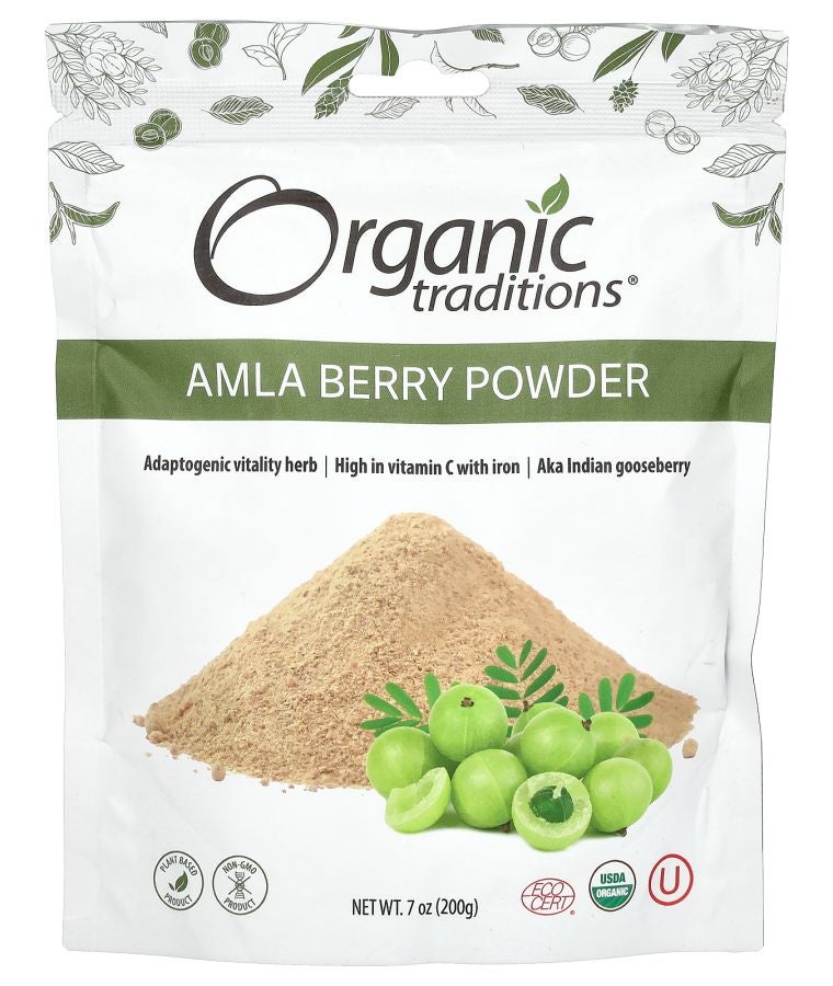Organic Traditions Amla Berry Powder 7 oz (200 g)