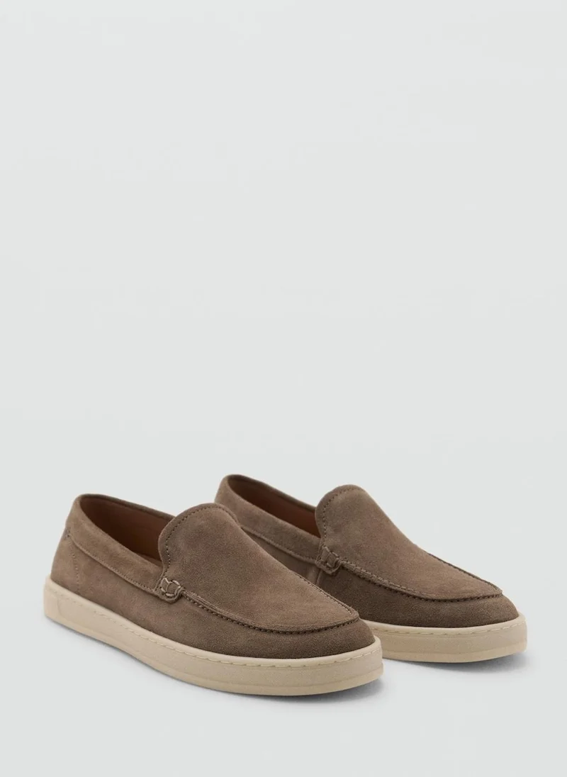 مانجو مان Split Leather Shoes