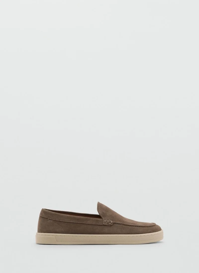 مانجو مان Split Leather Shoes