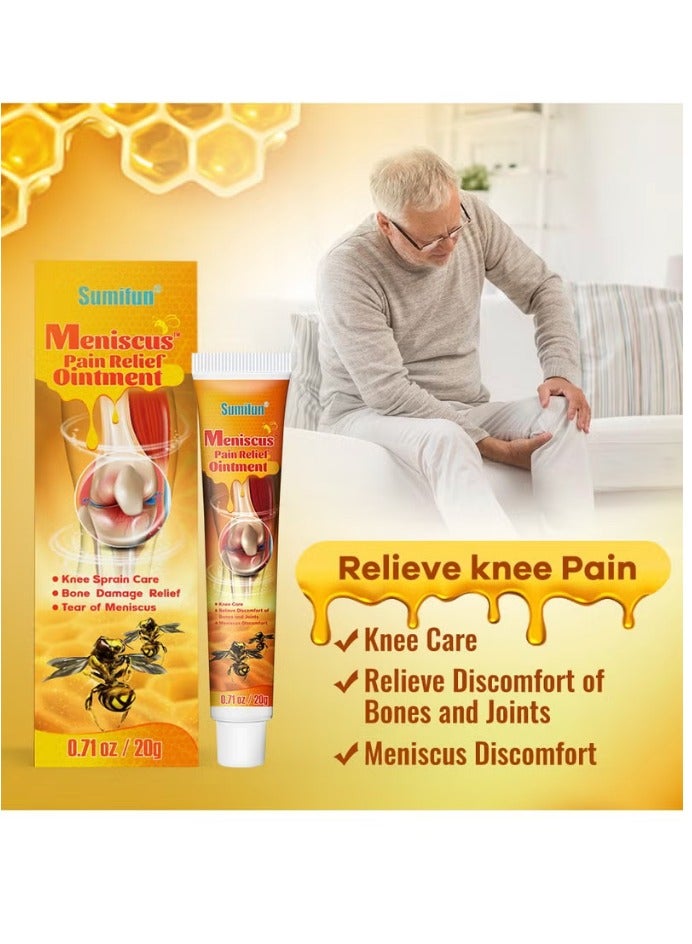 Sumifun Meniscus Pain Relief Ointment - Relieve pain in neck, shoulders, back, hips, joints, muscles, knees and feet  - Image 2