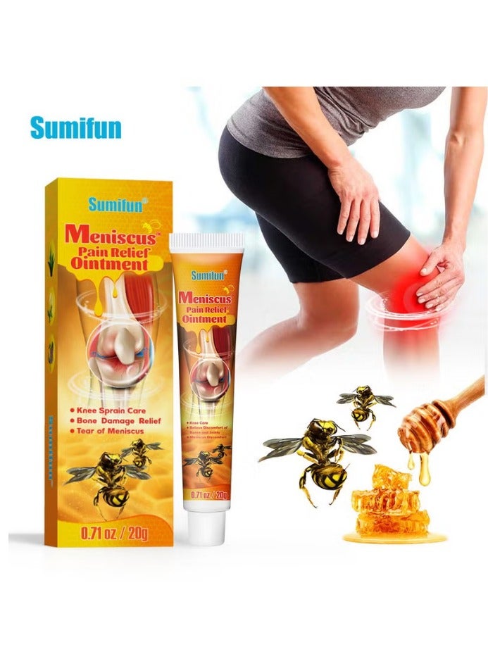 Sumifun Meniscus Pain Relief Ointment - Relieve pain in neck, shoulders, back, hips, joints, muscles, knees and feet  - Image 1
