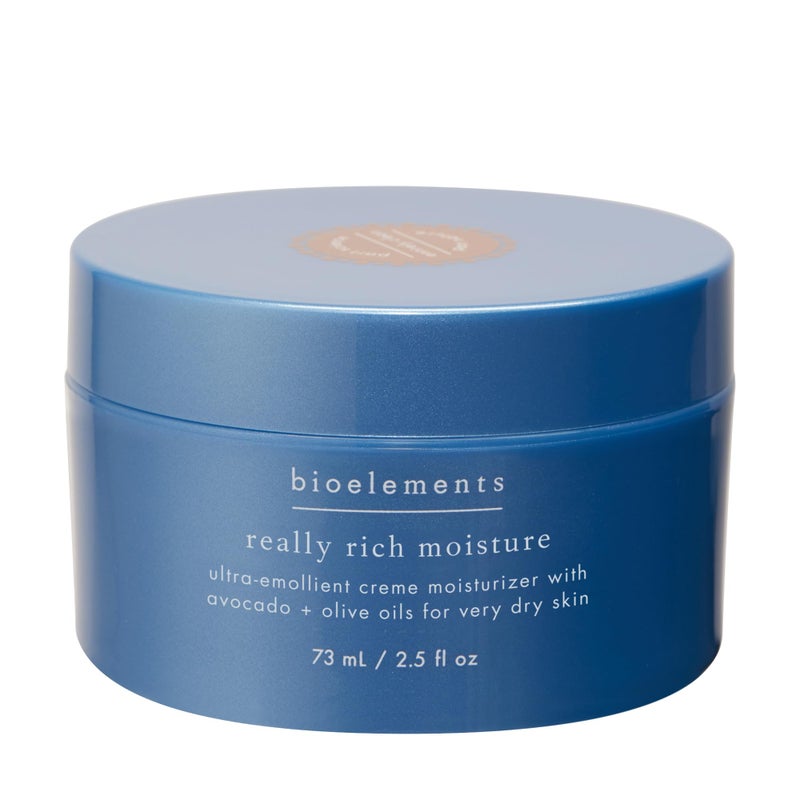 Bioelements Really Rich Moisture - 2.5 fl oz - Ultra Emollient Cream Facial Moisturizer for Very Dry Skin - Vegan, Gluten Free - Never Tested on Animals - Image 1