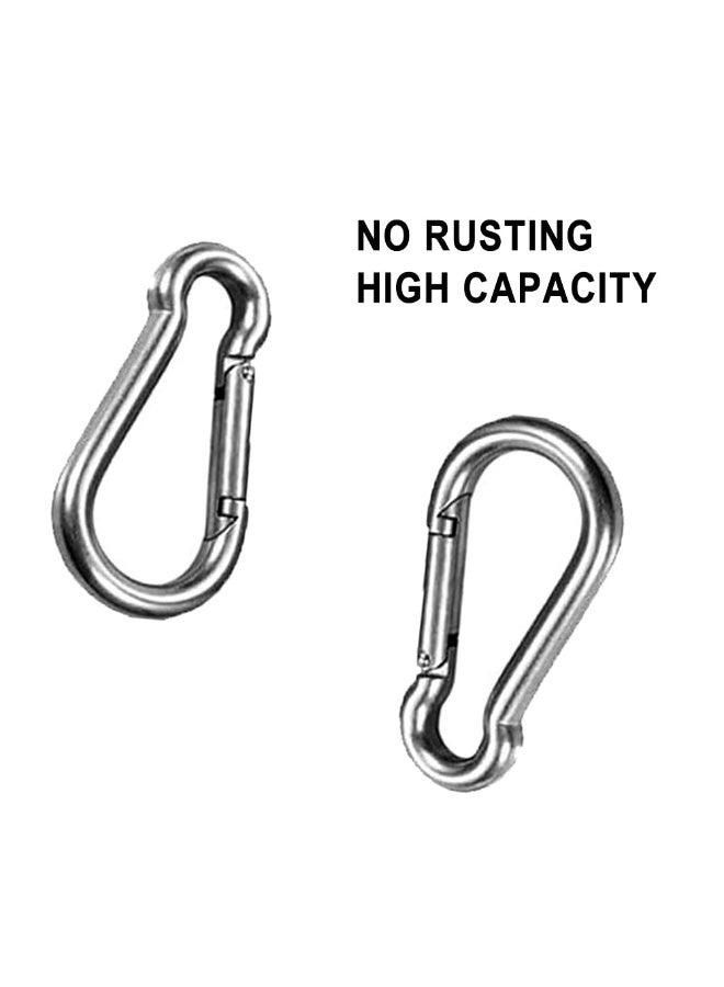 2 PCS Tree Swing Straps Hanging Kit with Carabiners for Hammocks, Swings, Pull Up Bars, and Gym Attachments - Image 5
