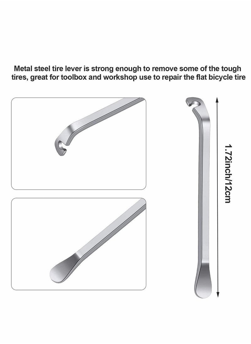 KASTWAVE Bicycle Spoke Wrench, Bike Spoke Tool, with 1 Piece Tire Lever, Bike Rim Correct Kit Cycling Pocket Tools for Bike Repair, Totally 6 Pieces Spoke Tool Kit (5 PCS)  - Image 5