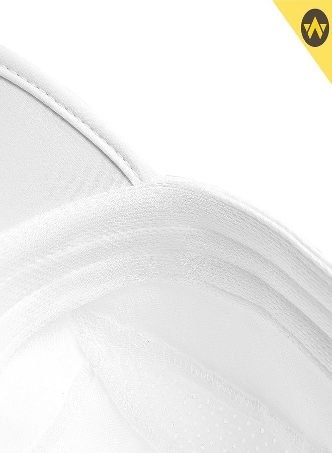 WANDER Running Hat for Men Women Mesh Lightweight Sports Cap Adjustable Folding Quick Drying Cooling Performance Hats(White) - Image 5