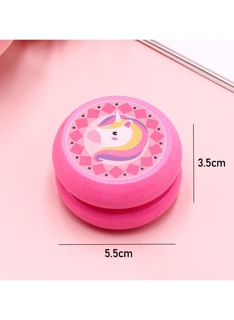1-Pack Wooden Unicorn Yoyo Ball for Kids - Image 2
