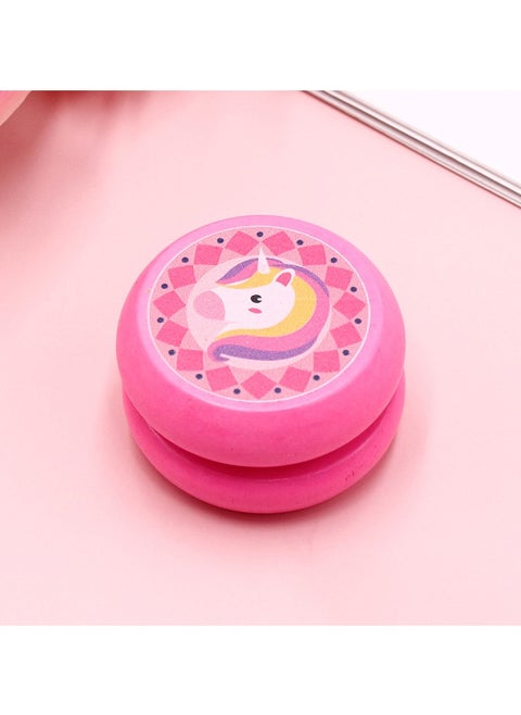 1-Pack Wooden Unicorn Yoyo Ball for Kids