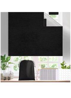 KASTWAVE Blackout Blind, Portable Thermal Insulated Blackout Blinds Stick On Window No Drill, Blackout Material Blinds Blackout Curtains for Bedroom Nursery Loft Travel RV Car 300x145cm  - Image 1