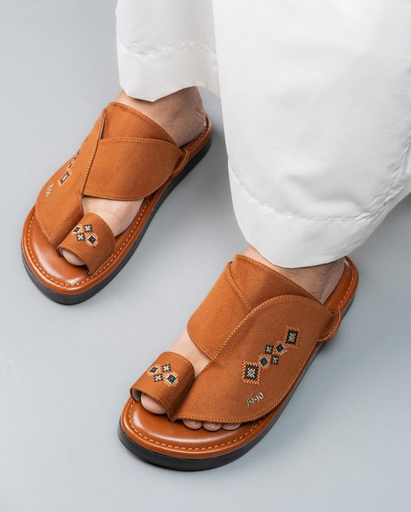 Arabic Sharqi Sandals | Brown | Sandals Traditional footwear - Image 3