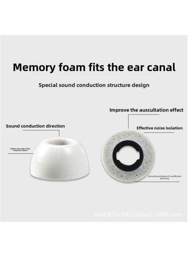 For Samsung Galaxy Buds Pro Bluetooth Earbuds Headphone Set Budspro Memory Foam Noise Reduction Ear Cap-Color:Gray M/1-Model:Samsung