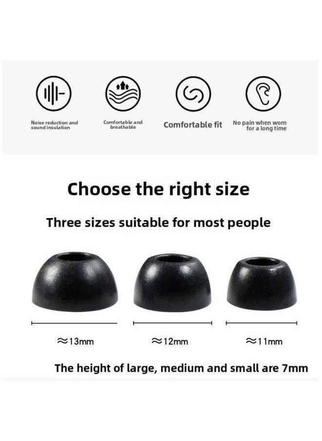 For Samsung Galaxy Buds Pro Bluetooth Earbuds Headphone Set Budspro Memory Foam Noise Reduction Ear Cap-Color:Gray M/1-Model:Samsung