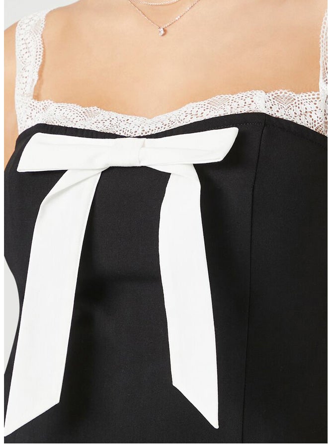 FOREVER 21 Bow Lace-Trim Cami - Image 4