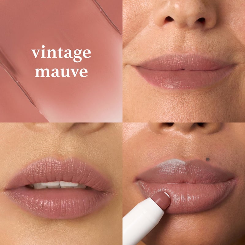 Julep It's Balm: Tinted Lip Balm + Buildable Lip Color - Vintage Mauve - Natural Gloss Finish - Hydrating Vitamin E Core - Vegan - Image 2