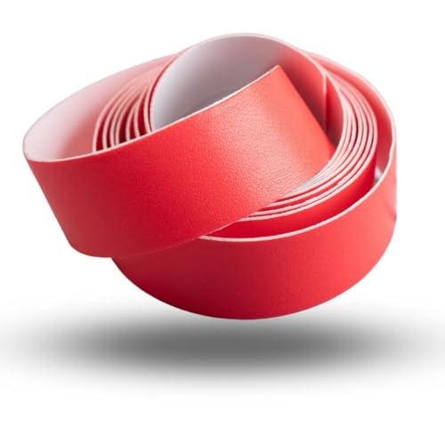 Pickleball Effect Pickleball Paddle Edge Guard Tape | Perfect Fit Pickle Ball Paddle Edge Protection Tape | No Wrinkling | Neon Red | Standard Width - Image 1