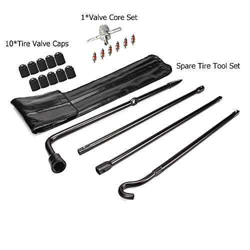 Dr.Roc Spare Tire Kit Spare Tire Tool Compatible with Ford F150 2004 to 2019 and Lincon Mark LT 2006-2014 Spare Tire Tool Kit Spare Tire Jack Handle and Wheel Lug Wrench - Image 2