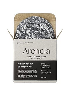 arencia Night Shadow Shampoo Bar For Hair Growth & Hair Loss Darkening Gray Hair Strengthening & Volumizing Normal To Oily Hair Vegan L Ph Balanced Sulfate Free Eco Friendly  - Image 2