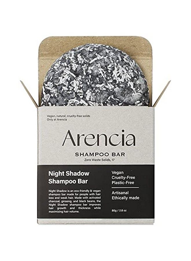 arencia Night Shadow Shampoo Bar For Hair Growth & Hair Loss Darkening Gray Hair Strengthening & Volumizing Normal To Oily Hair Vegan L Ph Balanced Sulfate Free Eco Friendly  - Image 2