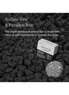 arencia Night Shadow Shampoo Bar For Hair Growth & Hair Loss Darkening Gray Hair Strengthening & Volumizing Normal To Oily Hair Vegan L Ph Balanced Sulfate Free Eco Friendly  - Image 5