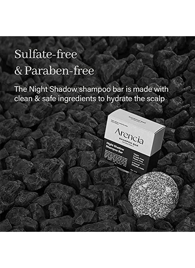 arencia Night Shadow Shampoo Bar For Hair Growth & Hair Loss Darkening Gray Hair Strengthening & Volumizing Normal To Oily Hair Vegan L Ph Balanced Sulfate Free Eco Friendly  - Image 5