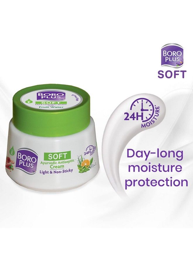 BOROPLUS Soft Antiseptic Cream; Light & Nonsticky; Provides 24 Hour Moisturisation|Ayurvedic Cream For All Seasons;Hand Cream Body Cream & Face Cream; Vitamin E 200 Ml - Image 4