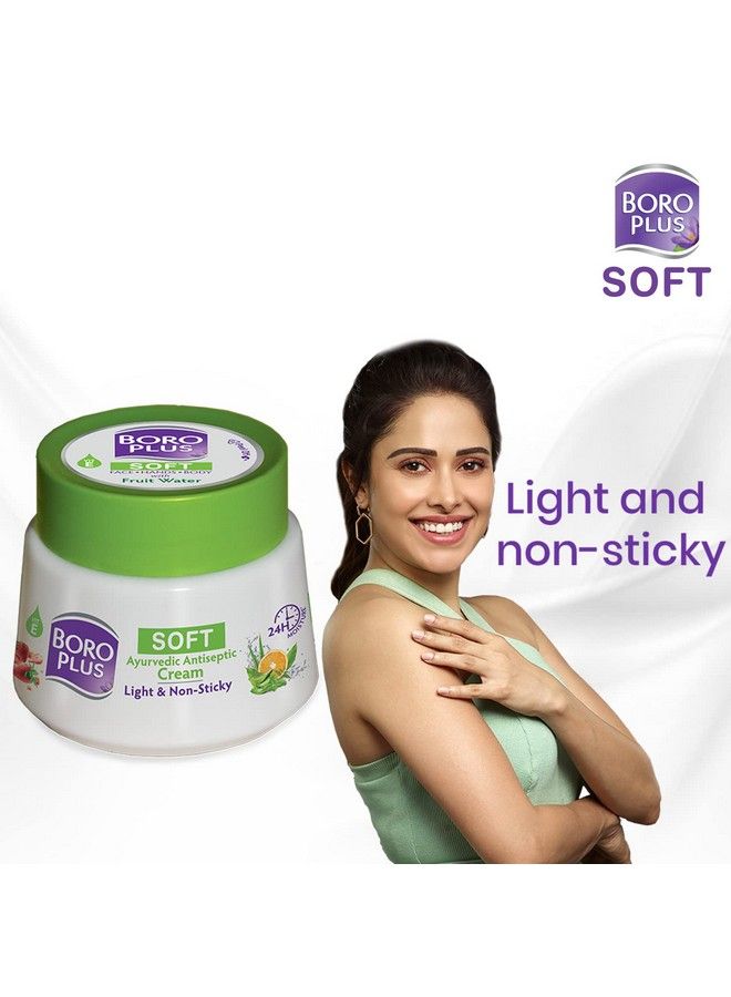 BOROPLUS Soft Antiseptic Cream; Light & Nonsticky; Provides 24 Hour Moisturisation|Ayurvedic Cream For All Seasons;Hand Cream Body Cream & Face Cream; Vitamin E 200 Ml - Image 5