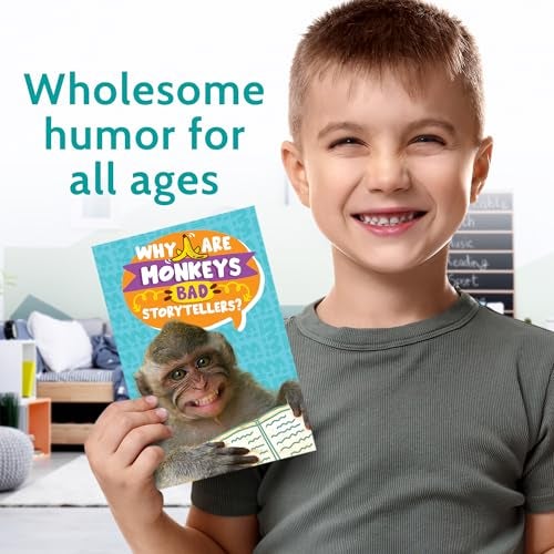 T MARIE 40 Funny Animal Joke Postcards with No Repeats - 4x6” Humorous Bulk Thinking of You Postcards for Kids, Grandkids, Students, and Teachers, Summer Camp, Lunchboxes and More - Image 4
