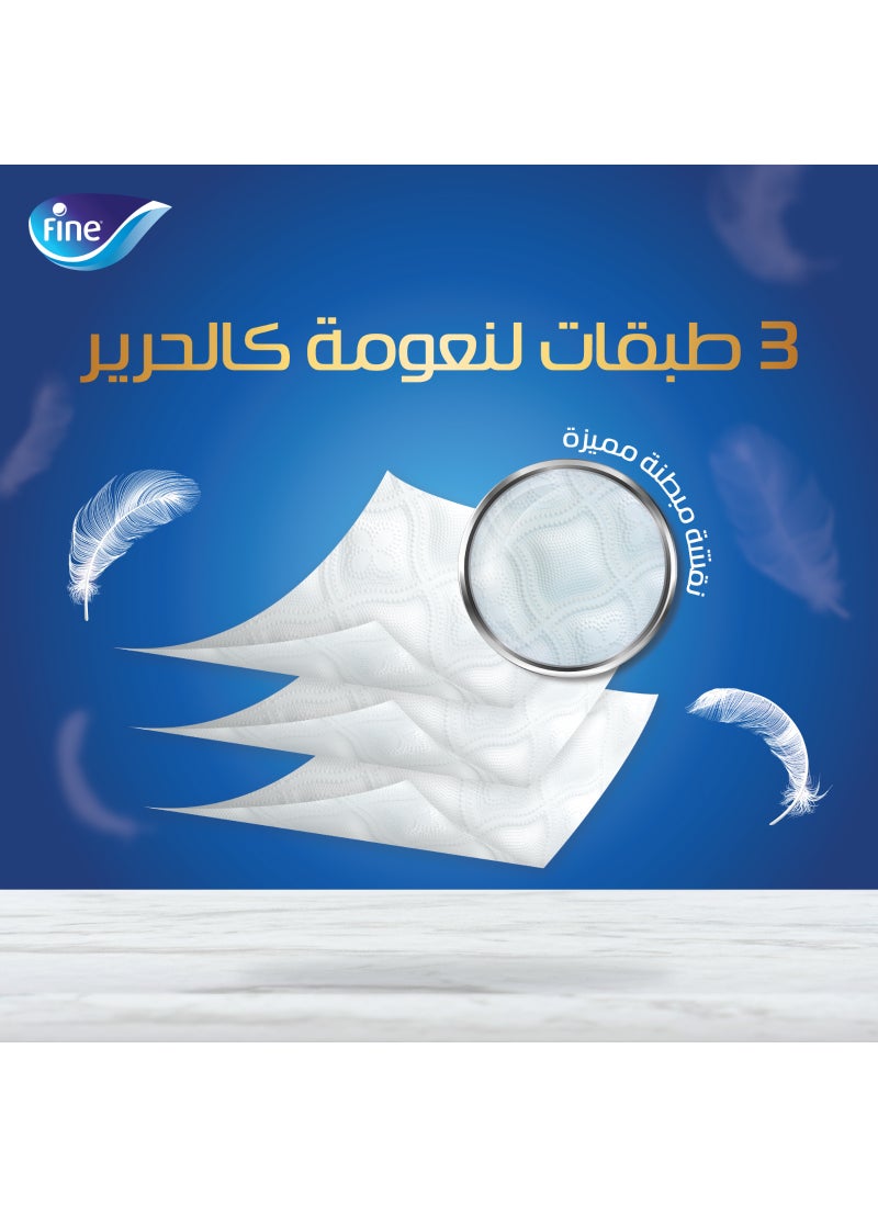 Fine Deluxe Toilet Paper - 72 Rolls, 3 Ply - Image 1