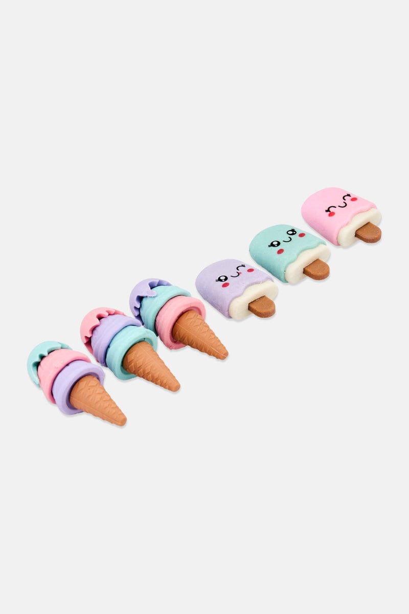 3C4G 6 Pieces Get the Scoop on Erasers - Image 5
