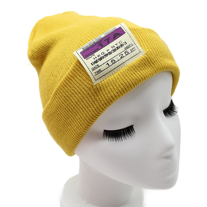 Beanie Korean Fashion Rabbit Hair Unisex Autumn Winter Warm Rainbow Knitted Ear Protection Hat - Image 4