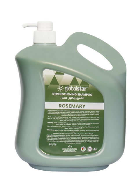 Global Star Rosemary Gallon Hair Shampoo - 4 L