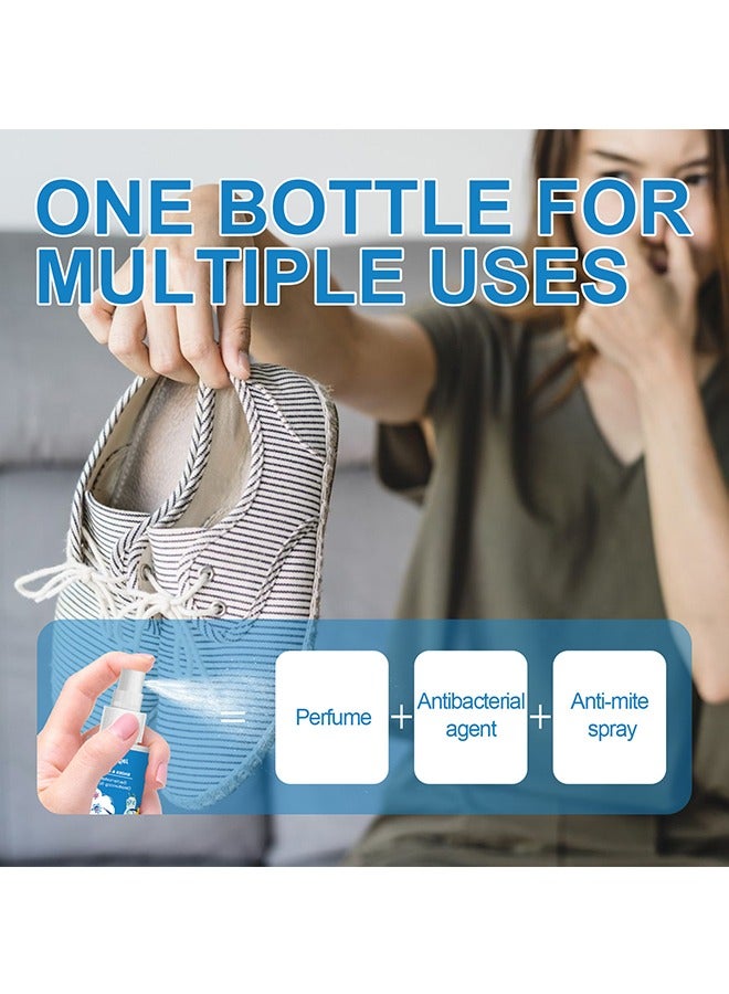 Jaysuing Natural Shoe Deodorizer Spray Refreshing Foot Spray Odor Remover Muti Purpose Foot Odor for Shoes Sneakers Boots Sandals Shoe Shock Antibacterial Spray Shoe And Socks Freshener  - Image 5