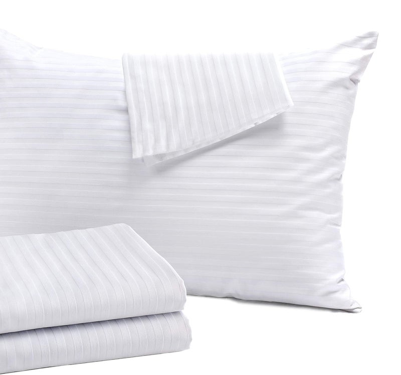 Set of 12 Pillow Protectors with Zipper Standard Size  100 Resistant to Stains Dust  Dirt  Washable Covers for Increased Pillow Lifespan