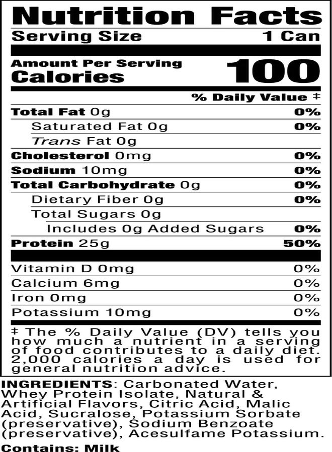 Bucked Up Lightly Carbonated Protein Soda - 25g Whey Isolate - RTD - Zero Sugar, Low Calorie, Caffeine Free, Sparkling Protein Soda - 473 ml flavored (Frosted Lemonade) - Image 2