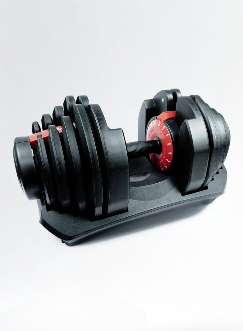 RAVE 40KG Adjustable Dumbbells Weight Gym Set for Home Office Fitness 17 IN 1 Dumbbell - Image 3